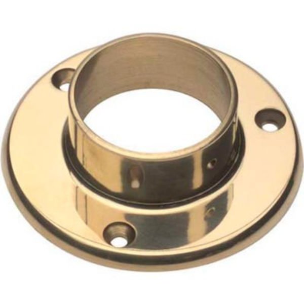 Lavi Industries Lavi Industries, Flange, Wall, for 2" Tubing, Polished Brass 00-530/2